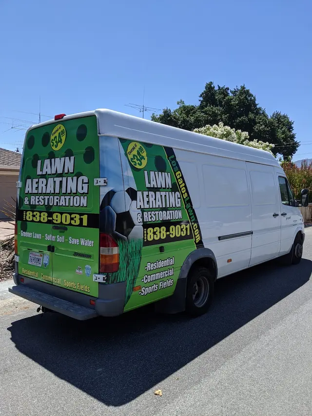 LOS GATOS LAWN AERATING — photo from the business 12