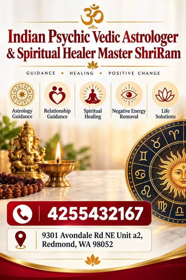 Indian Psychic Vedic Astrologer & Spiritual Healer Master ShriRam — photo from the business 1