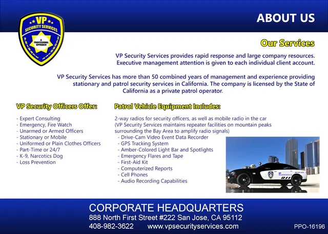 VP Security Services Inc. — photo from the business 9