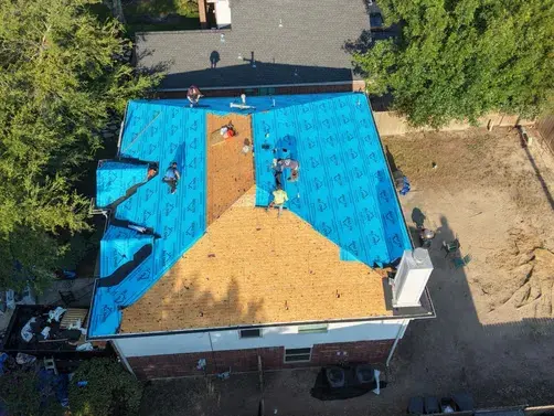 Customer photo of work by All Over Exterior Roofing, from Benjamin Spitz's review
