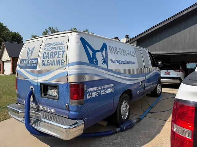 Customer photo of work by Blue Dog Carpet Cleaning, from Teresa McConnell's review