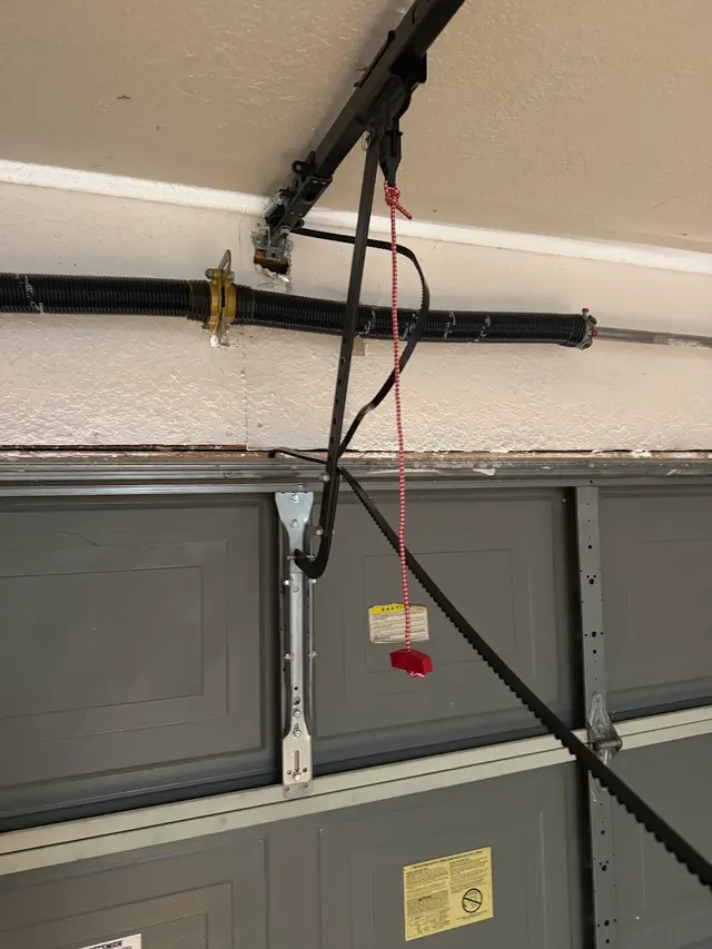 Customer photo of work by Veteran Garage Door Repair, from Ishak Jama's review