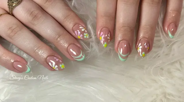 Customer photo of work by Stacy’s Custom Nails, from Sophia Campos's review