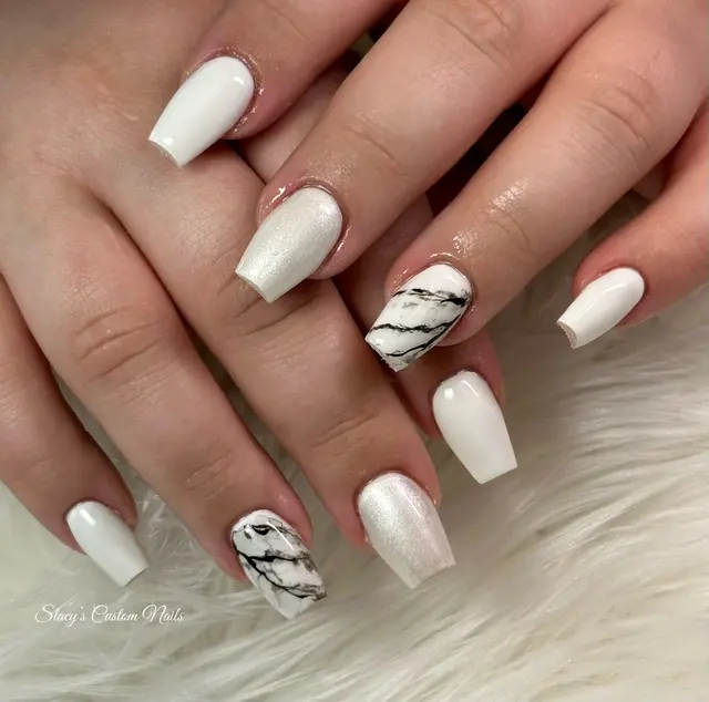 Customer photo of work by Stacy’s Custom Nails, from Becca M's review
