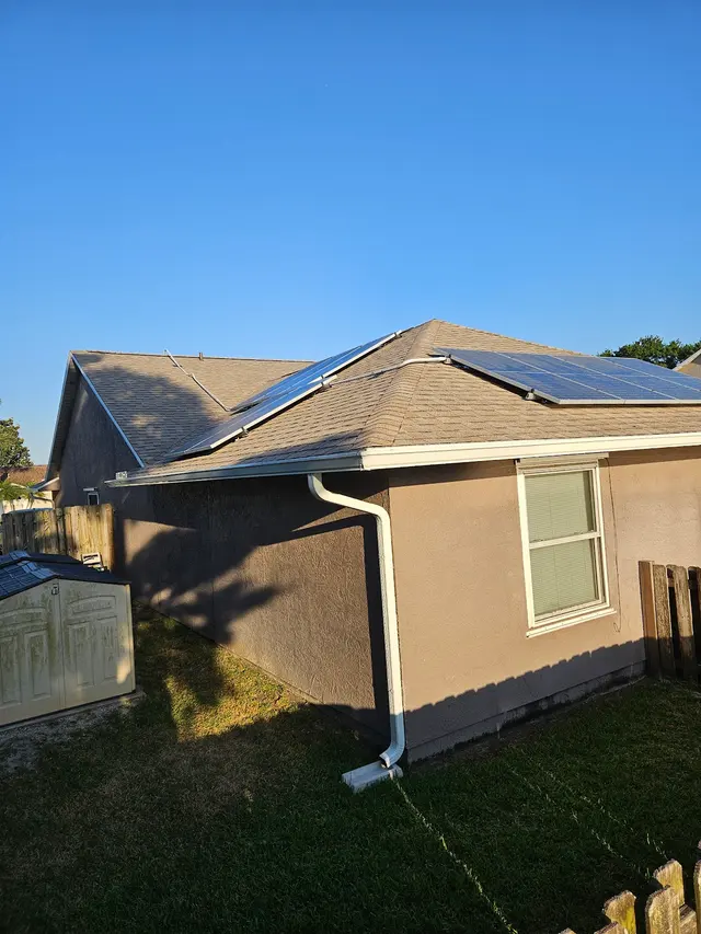 Customer photo of work by Excel Solar, from Steve Formanek's review