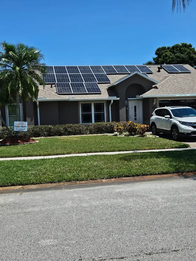 Customer photo of work by Excel Solar, from Steve Formanek's review