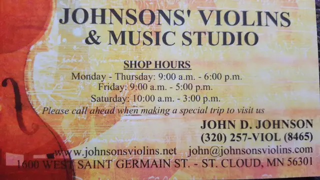 Johnsons' Violins — customer photo 4