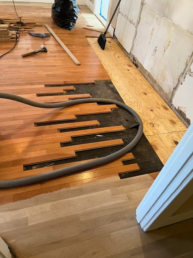Customer photo of work by Restore Your Floor Hardwood Floors, from Conaill Gunn's review