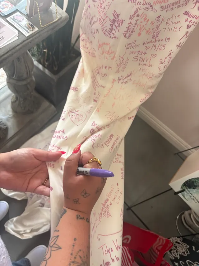 Customer photo of work by Ever After Bridal, from Madison White's review