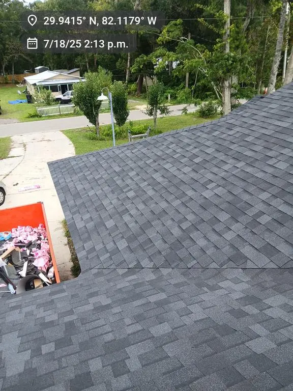 Customer photo of work by KayCo Roofing, from Elder Erick Baker's review