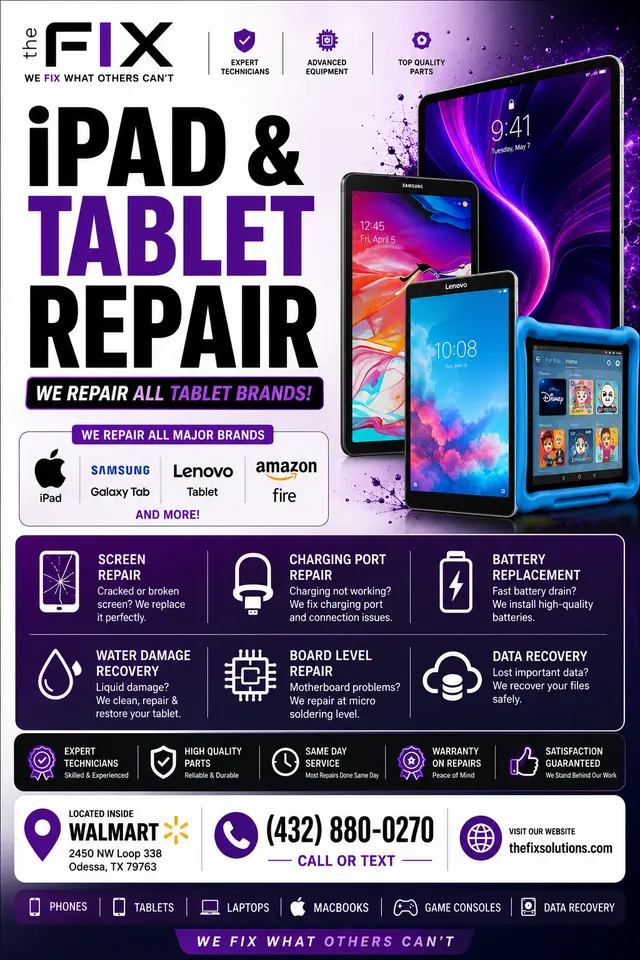 The Fix - Phone Repair, Tablet Repair and Accessories in Walmart Odessa — photo from the business 11