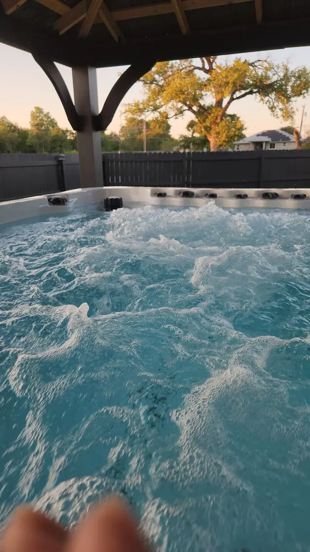 Customer photo of work by Hot Tubs of Central Texas, from Derika Graham's review