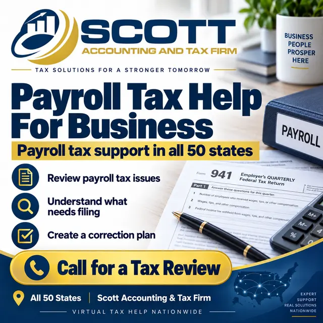SCOTT ACCOUNTING AND TAX FIRM LLC — photo from the business 12