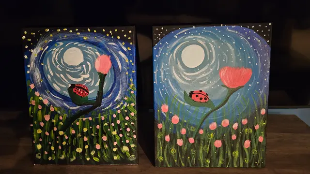 Customer photo of work by Crafty Art Studio, Paint Parties, Horizon and El Paso, TX., from Liseth Karina's review