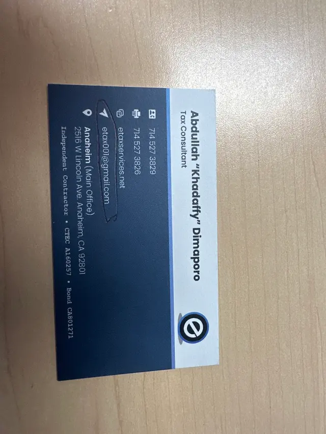 eTax Services Inc — customer photo 5