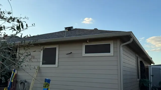 Customer photo of work by Prime Seamless Gutters & Roofing, from Albert Mireles's review