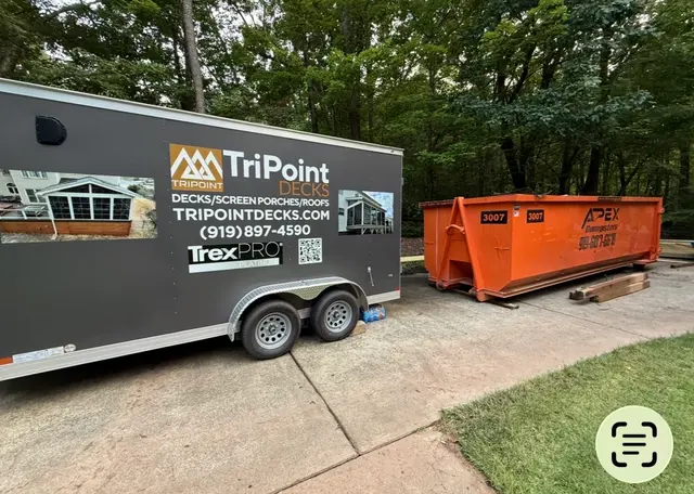 Customer photo of work by TriPoint Decks, from Jeff Bischler's review