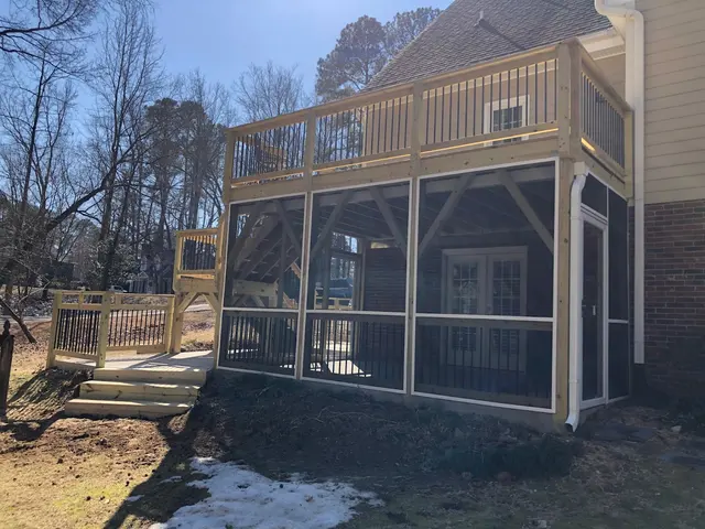 Customer photo of work by Evergreen Decks LLC, from N B's review