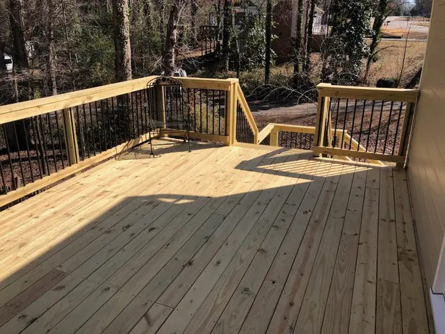 Customer photo of work by Evergreen Decks LLC, from N B's review