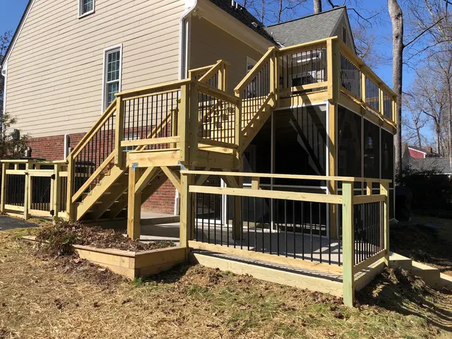 Customer photo of work by Evergreen Decks LLC, from N B's review