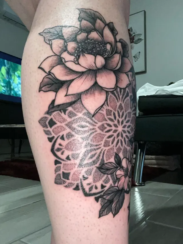 Customer photo of work by Nick Tyler Tattoo, from Victoria Morisi's review