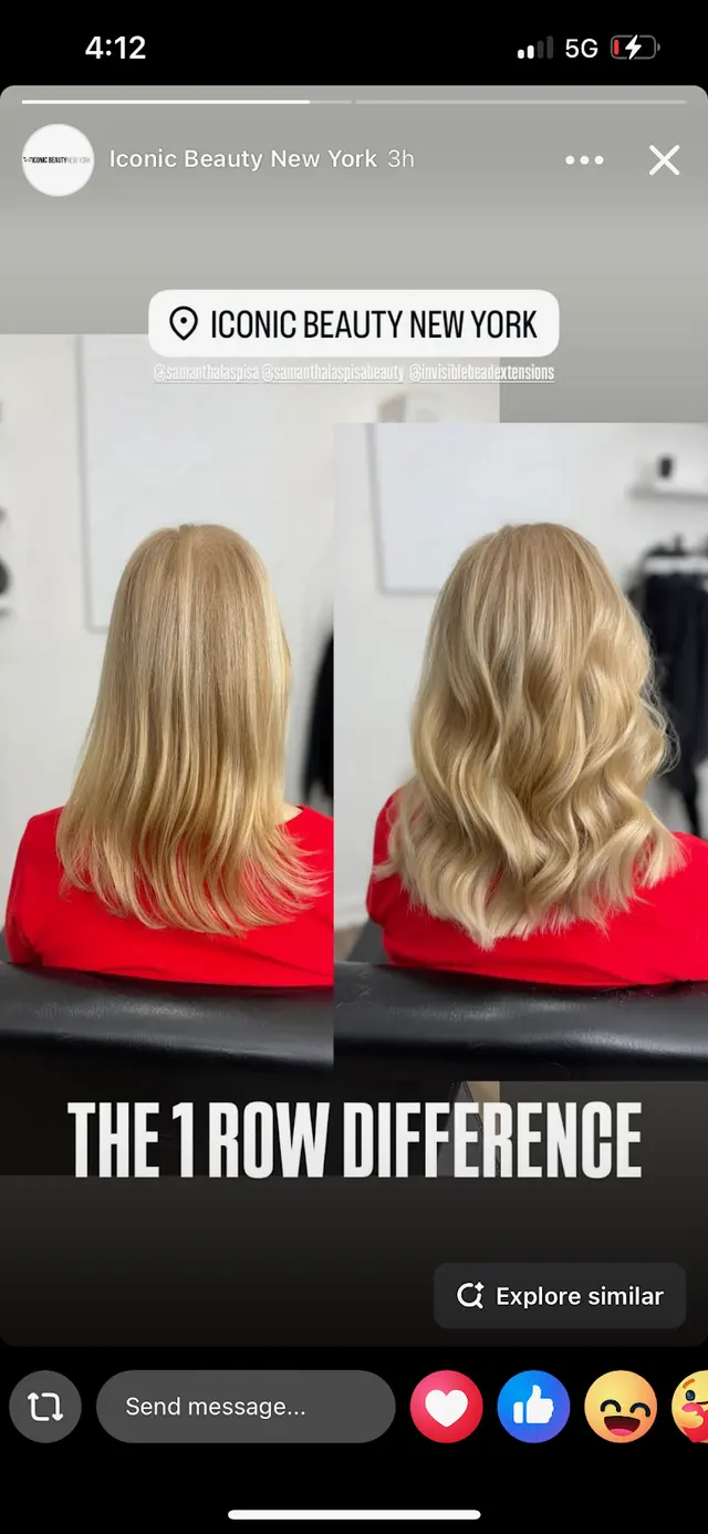 Customer photo of work by ICONIC BEAUTY NEW YORK, from Susan Brocato's review