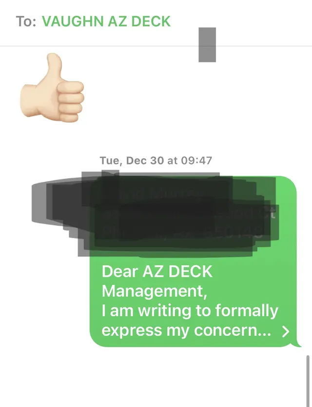 Customer photo of work by AZ Deck, from DAVID MURRAY's review