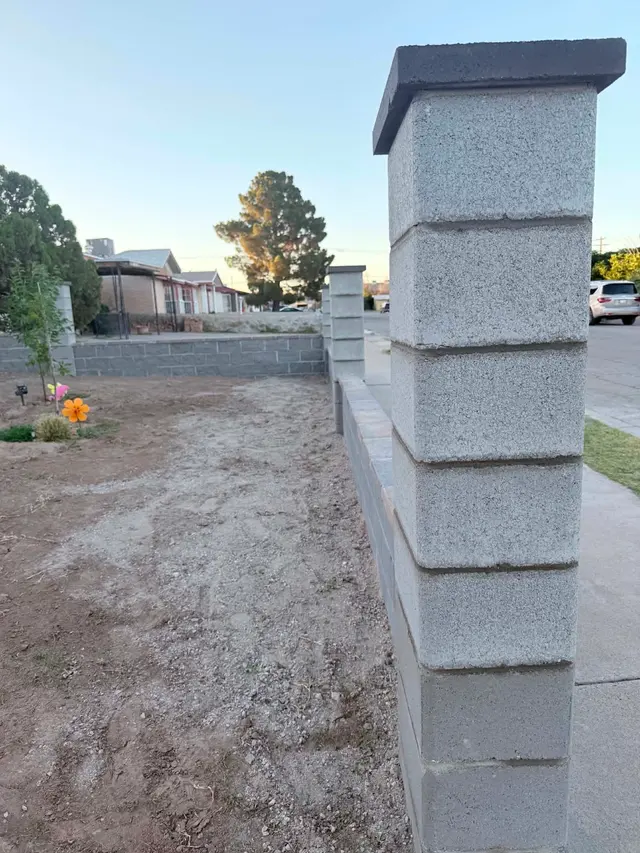 Customer photo of work by E & T Masonry Block Construction, from David Mendoza's review