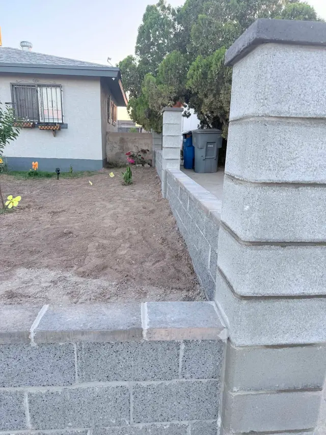 Customer photo of work by E & T Masonry Block Construction, from David Mendoza's review