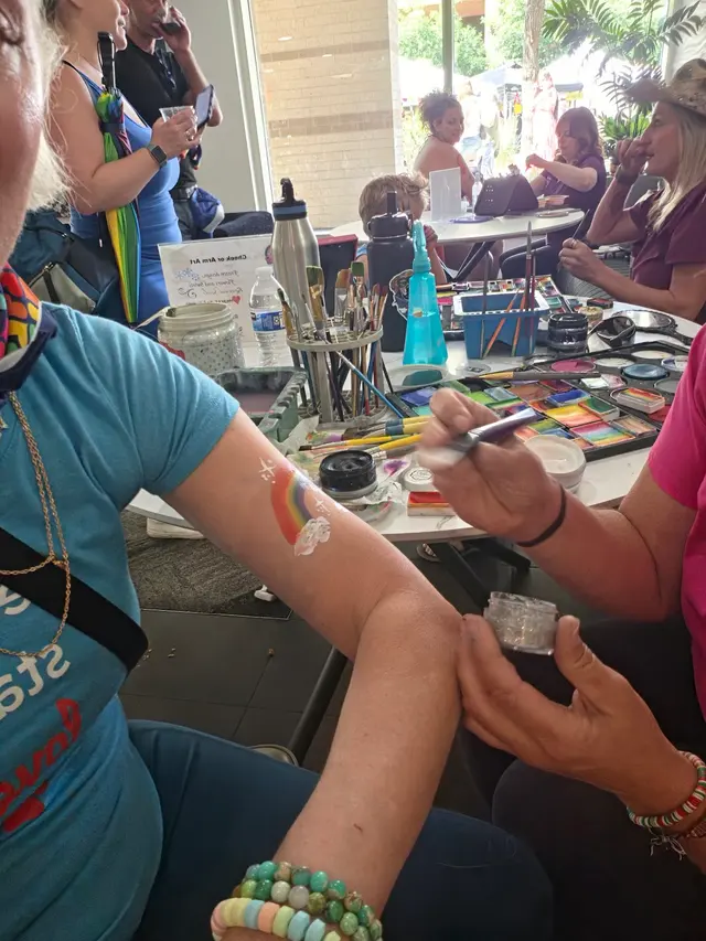 Customer photo of work by Snappy Face Painting, from Mia VC's review