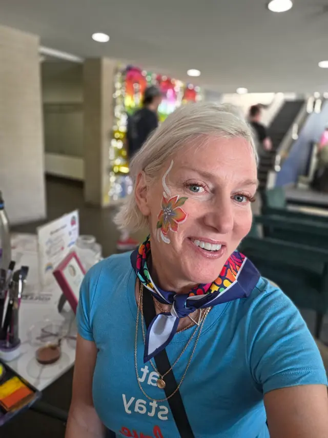 Customer photo of work by Snappy Face Painting, from Mia VC's review