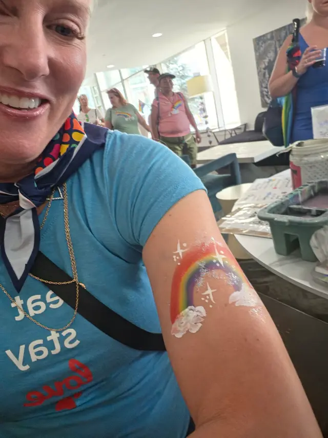 Customer photo of work by Snappy Face Painting, from Mia VC's review