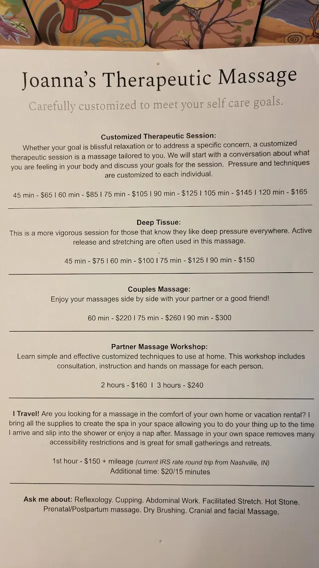 Joanna's Therapeutic Massage — photo from the business 3