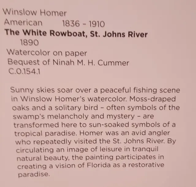 Customer photo of work by Cummer Museum of Art & Gardens, from Diane Glasgow's review
