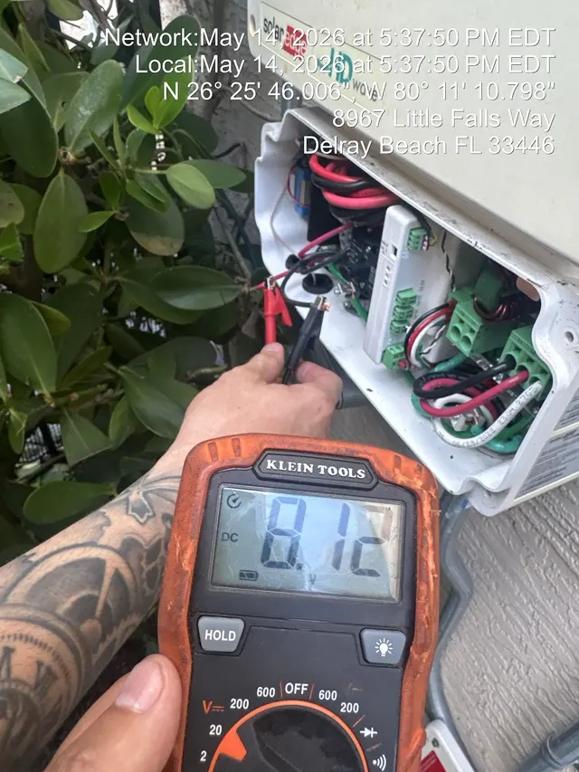 Customer photo of work by Tiedsolar Corp, from Manuel Cruces's review
