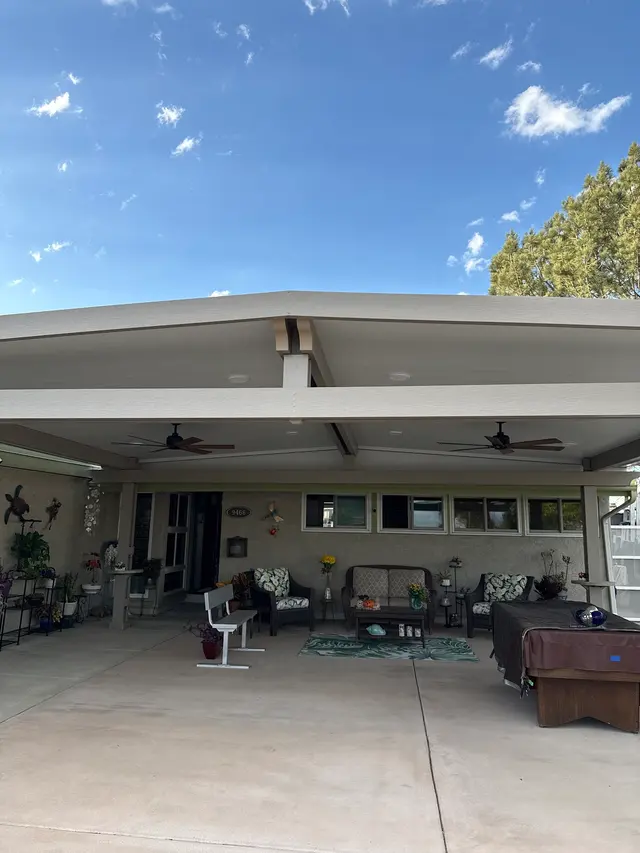 Customer photo of work by Soltech Patio Covers, from mark montez's review