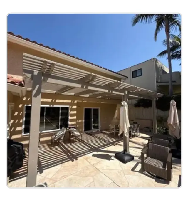 Customer photo of work by Soltech Patio Covers, from G Yang's review