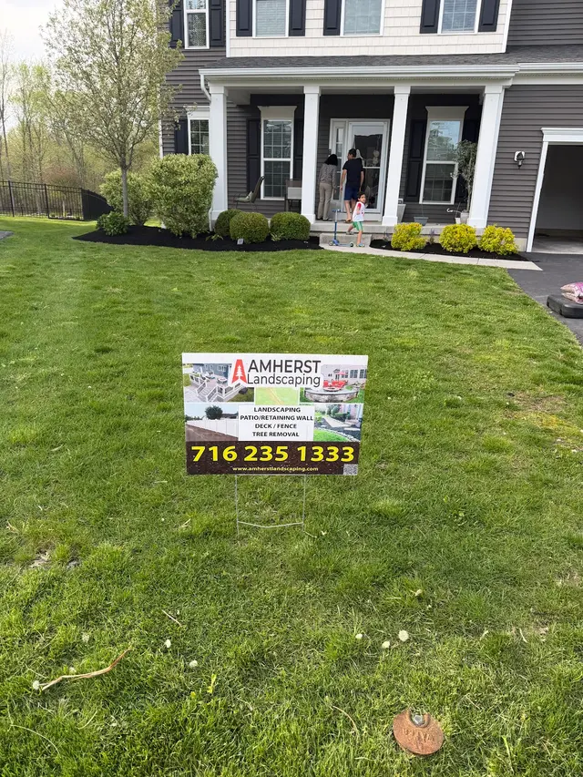 Customer photo of work by Amherst Landscaping, from Vijayan Nisha's review