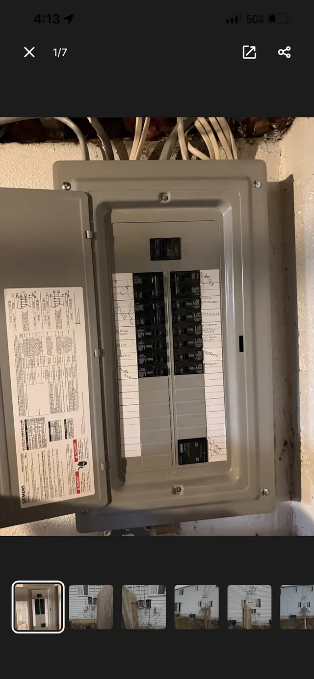 Customer photo of work by Emerald Electric, from Mike Daniels's review