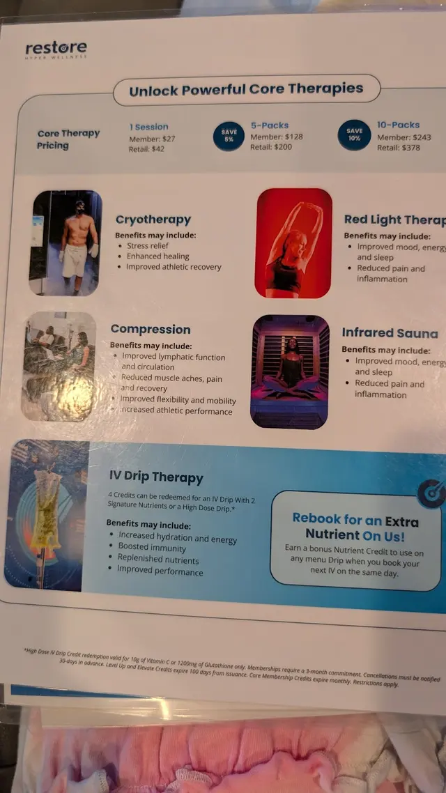 Restore Hyper Wellness — customer photo 9