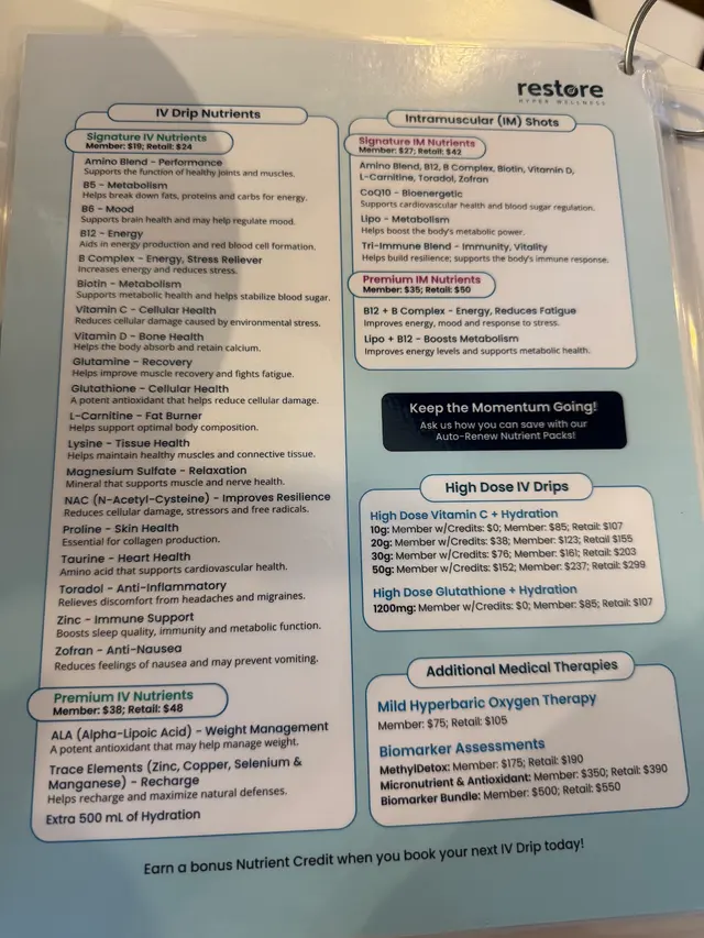 Restore Hyper Wellness — customer photo 5