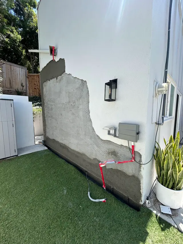 Customer photo of work by Stucco Champions, from Dan Darling's review