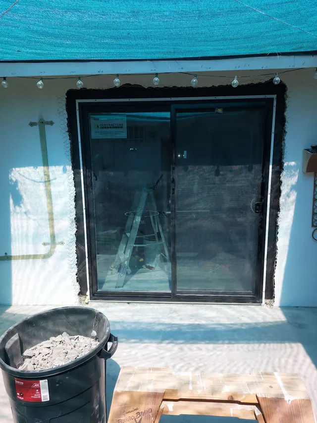 Customer photo of work by Steve Sanders Stucco Repair, from Jeff Broders's review