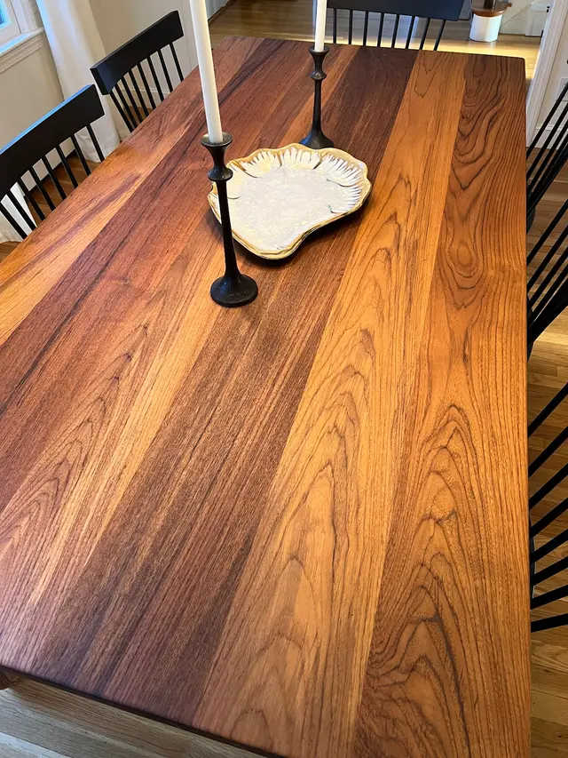 Customer photo of work by Lighthouse Woodworks | Custom Tables, from Samara Brenton's review