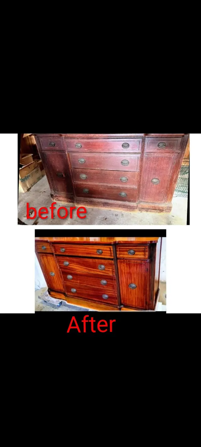 Customer photo of work by Yankee wood Merchant Furniture Specialist Refinishing Design & Repair, from James T Smith's review