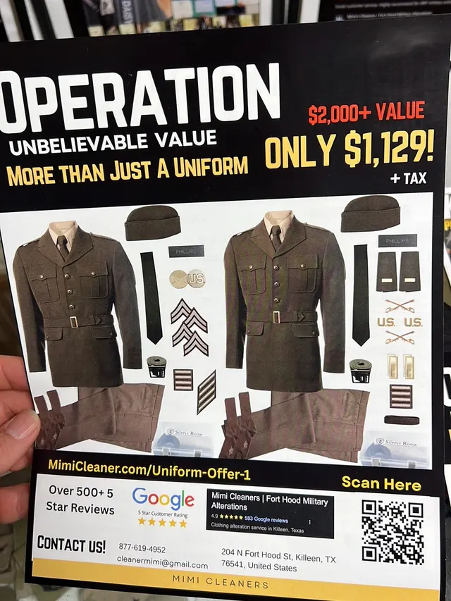 Mimi Cleaners | Fort Hood Military Alterations — photo from the business 1