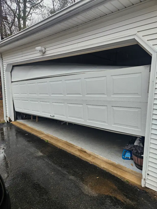Customer photo of work by QuickFix Garage Door Service of Rhode Island, from Karen Wholey's review