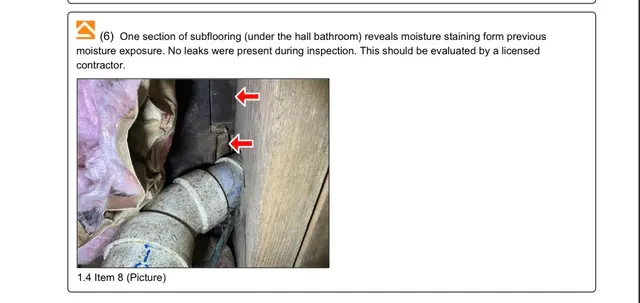Customer photo of work by Cardinal Home Inspections LLC, from Mackenzie's review