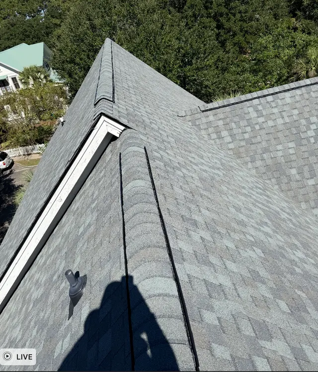 Customer photo of work by Sunny Day Roofing - Charleston, from Thomas DeMille's review