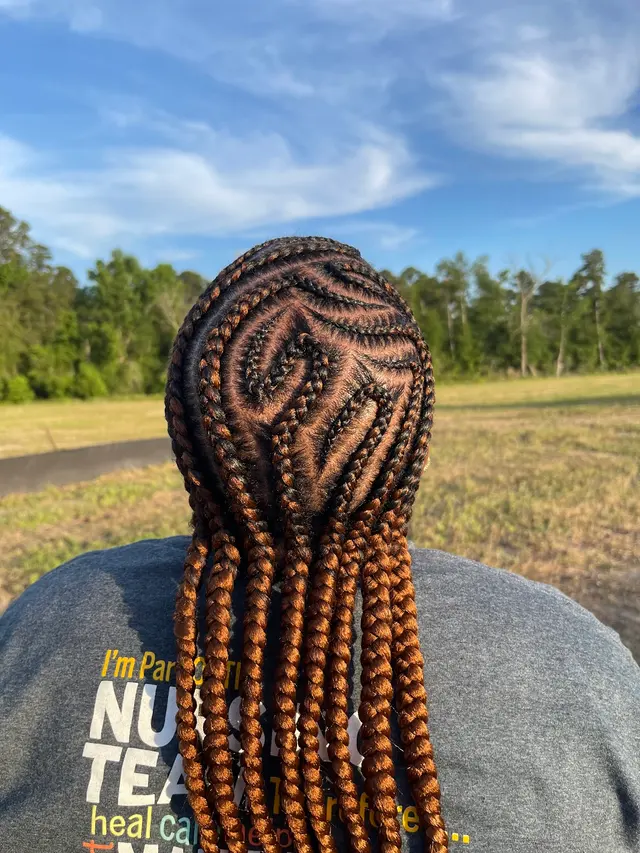 Customer photo of work by Jades Braids, from Bri Chardae's review